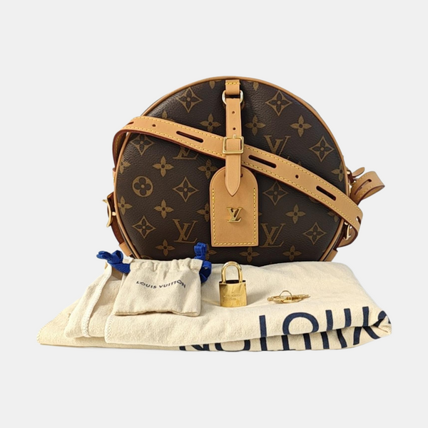 BOITE CHAPEAU MM Monogram Coated Canvas Brown