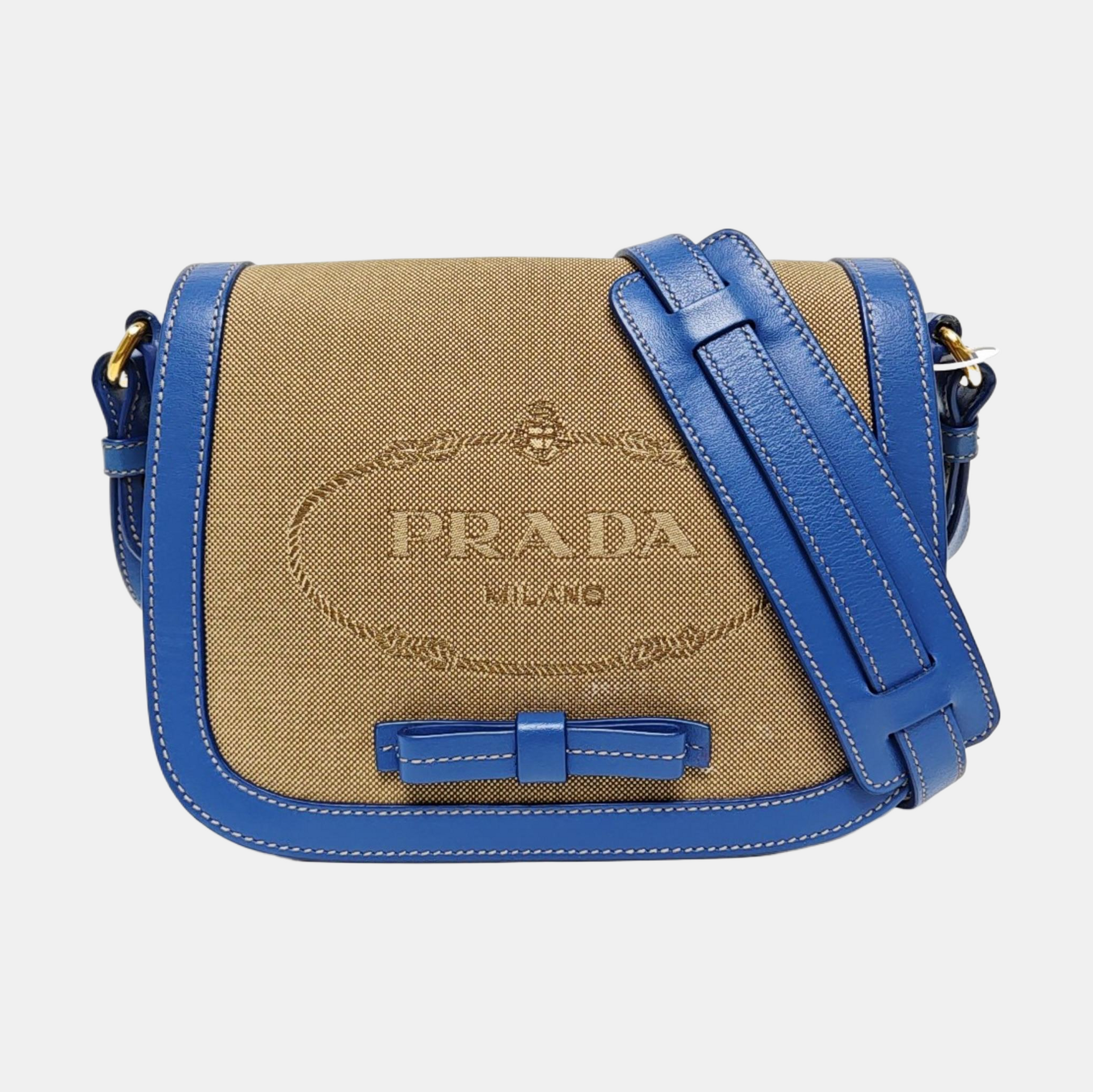 Canvas Shoulder Bag Beige