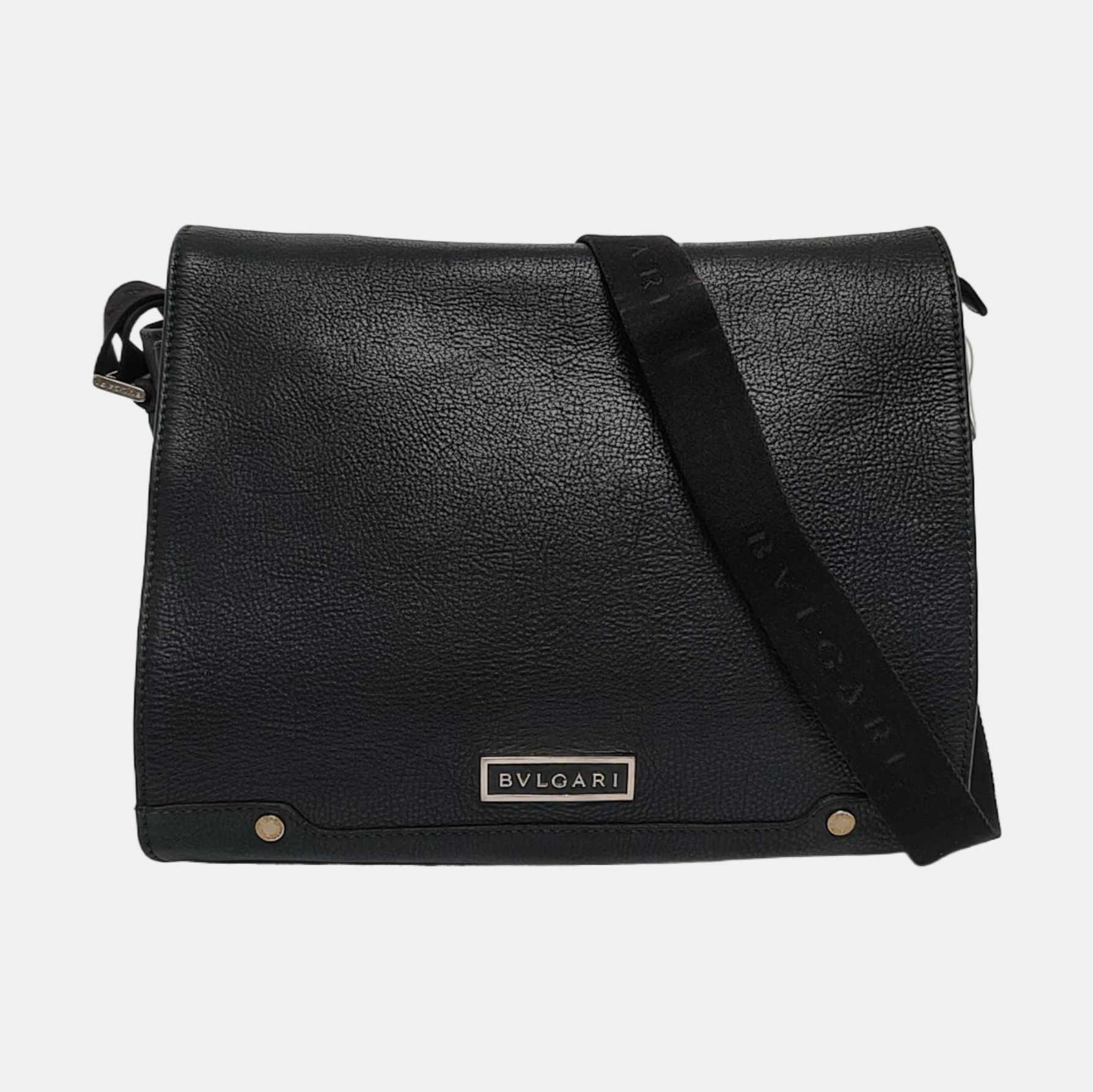 Calfskin Shoulder Bag Black