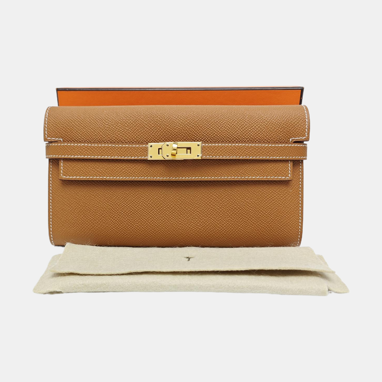 Kelly 20 Epsom Brown Wallet