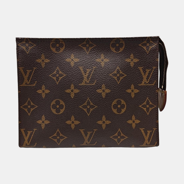 TOILET POCKET 19 Monogram Coated Canvas Brown