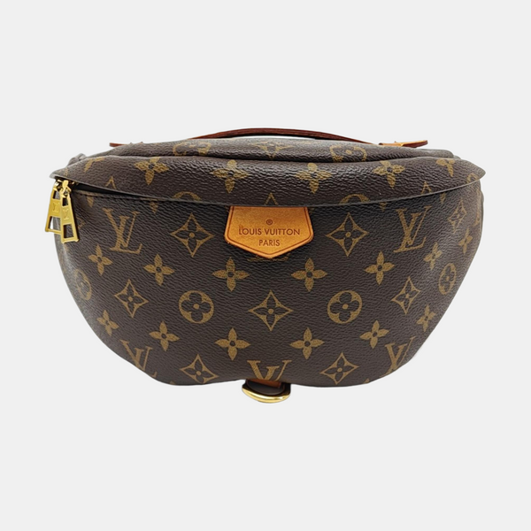 BUMBAG Monogram Coated Canvas Brown
