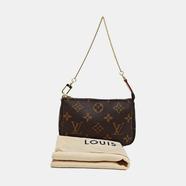 ACCESSOIRES Mini Monogram Coated Canvas Brown