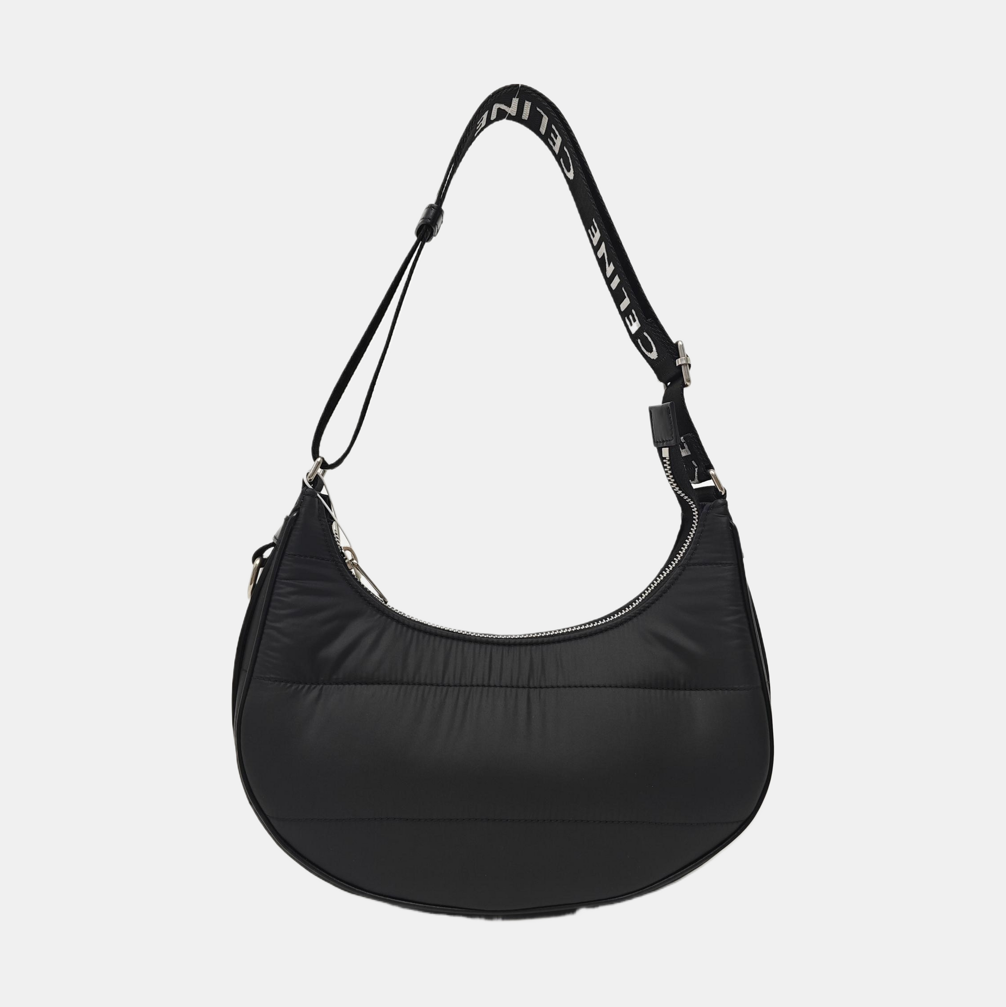 AVA Medium Quilted Nylon Black