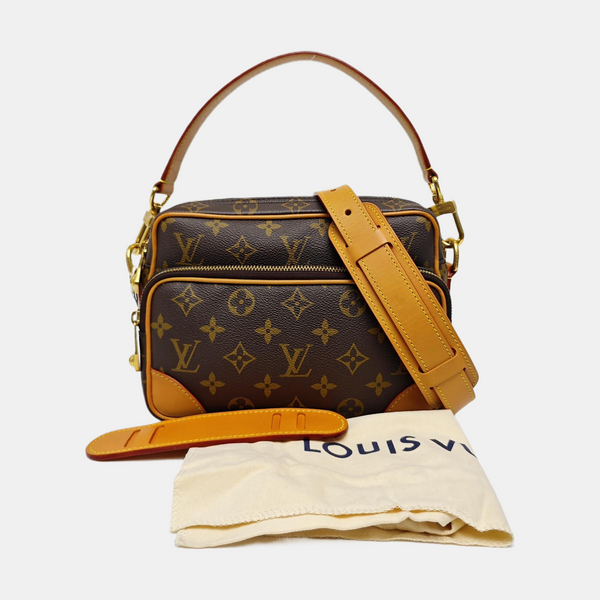 NIL Monogram Coated Canvas Brown