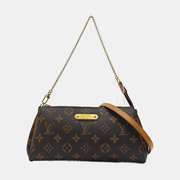 EVA Monogram Coated Canvas Brown
