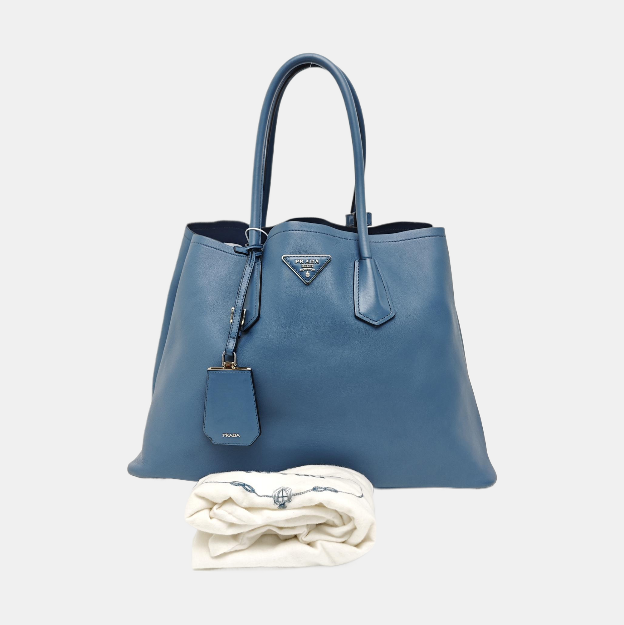 Double Calfskin Blue
