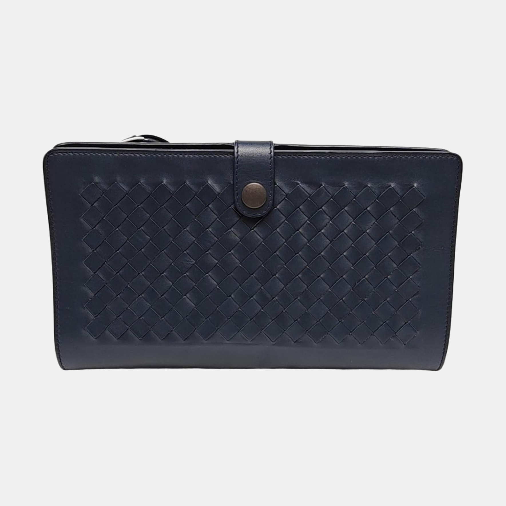 Calfskin Clutch Blue