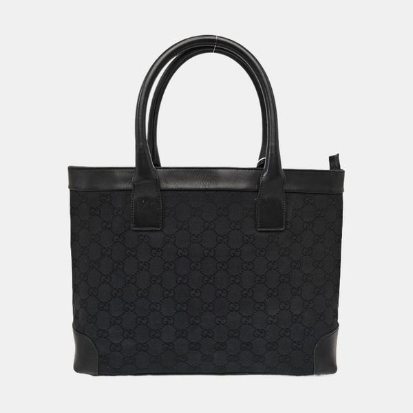 Monogram Canvas Tote Bag Blue