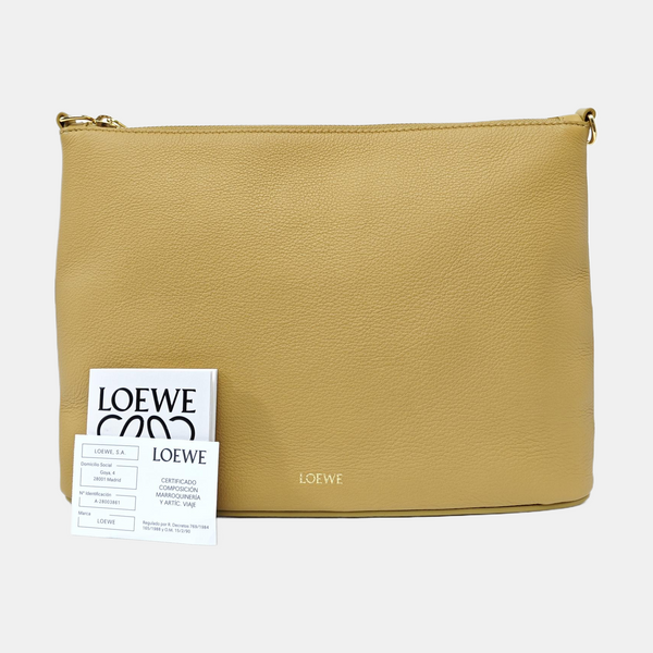 Calfskin Clutch Brown