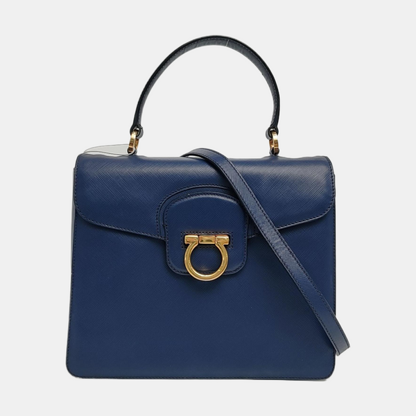 Kelly Calfskin Blue