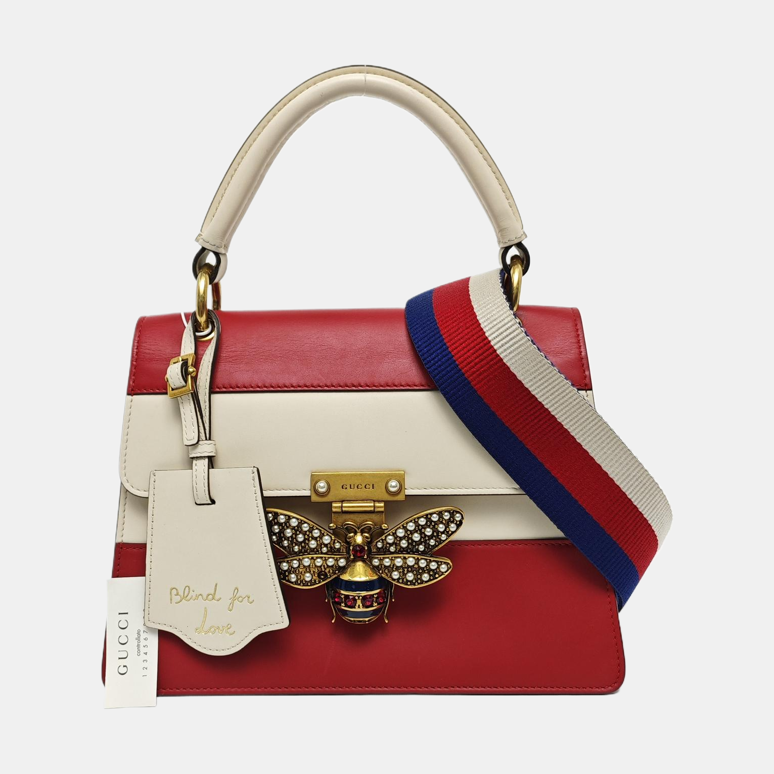 Queen Margaret Small Calfskin Multicolor