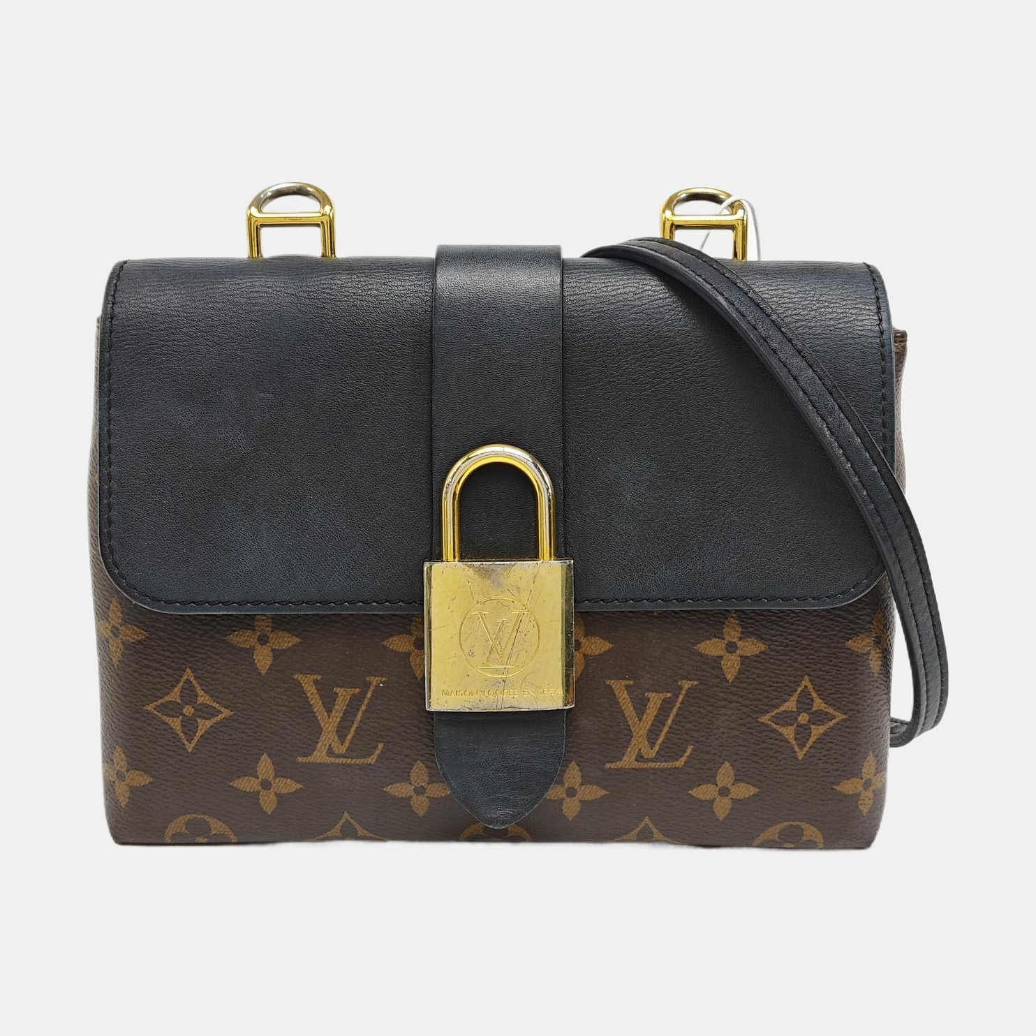 LOCKY BB Monogram Coated Canvas Brown