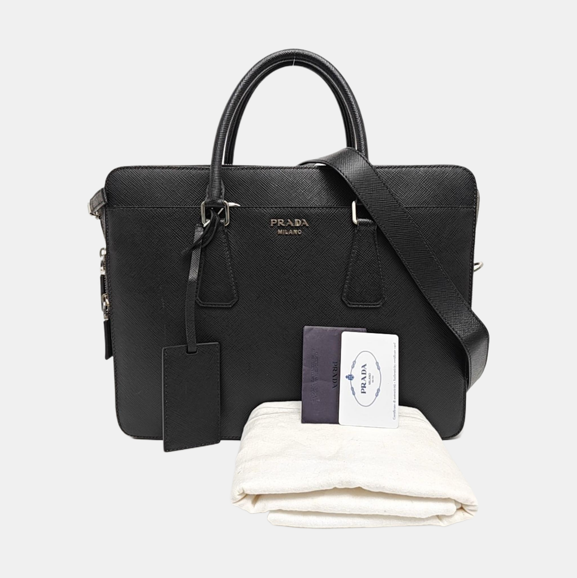 Calfskin Shoulder Bag Black