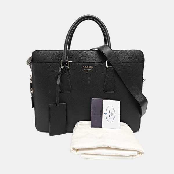 Calfskin Shoulder Bag Black