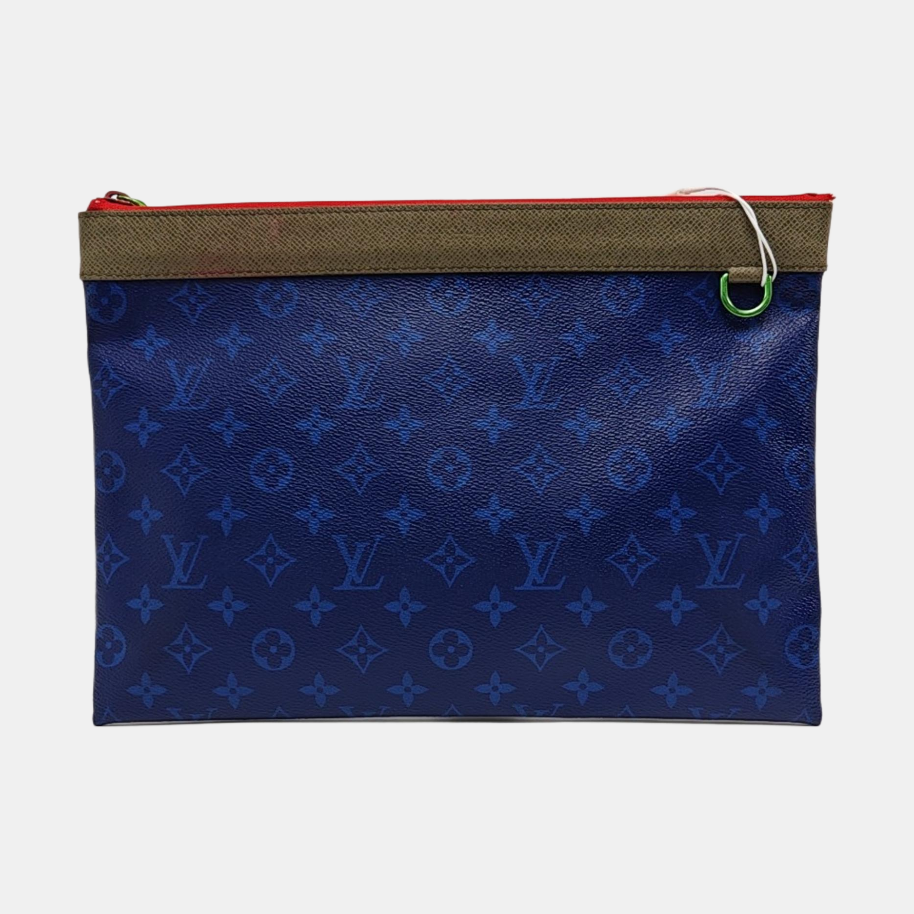 DISCOVERY Monogram Coated Canvas Blue