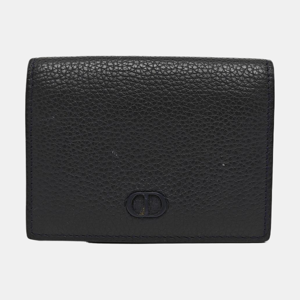 Calfskin Card Holder Blue