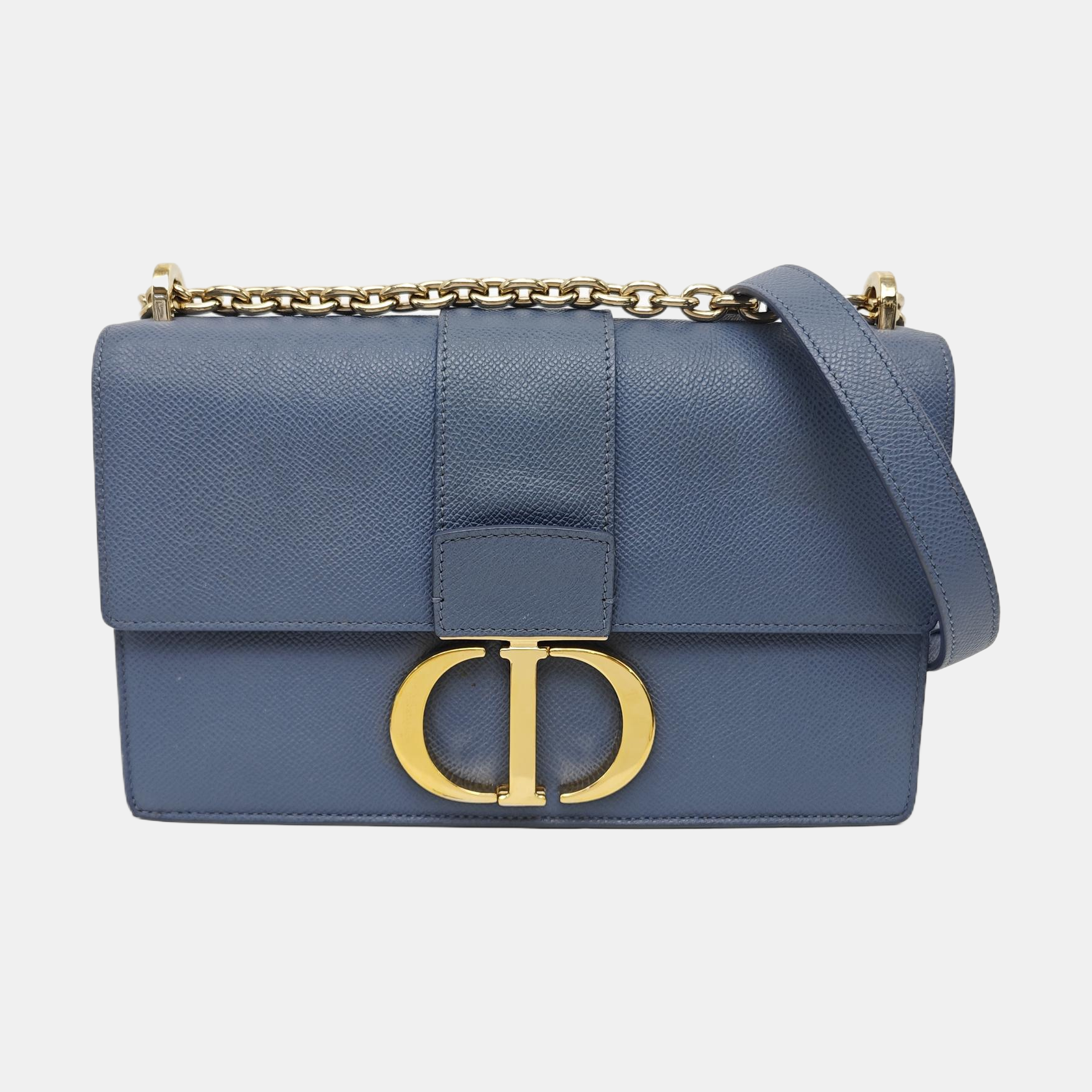 30 Montaigne Calfskin Blue