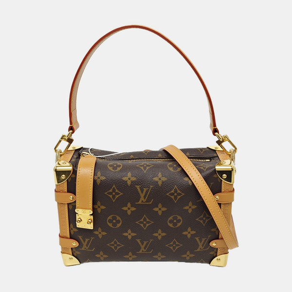 SIDE TRUNK MM Monogram Coated Canvas Brown