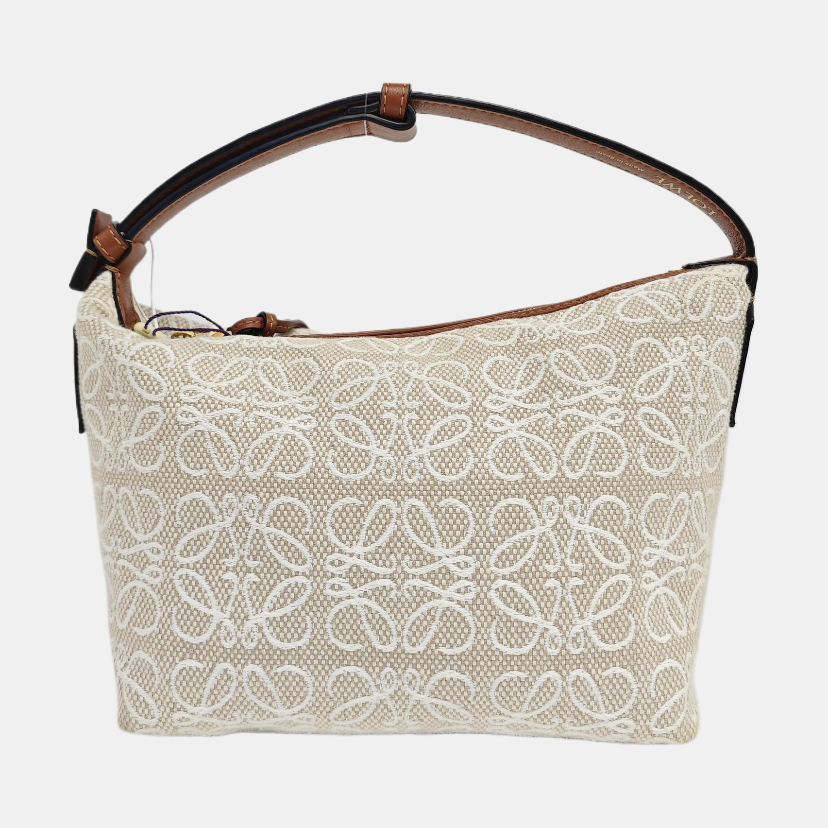 Anagram Small Monogram Canvas Beige