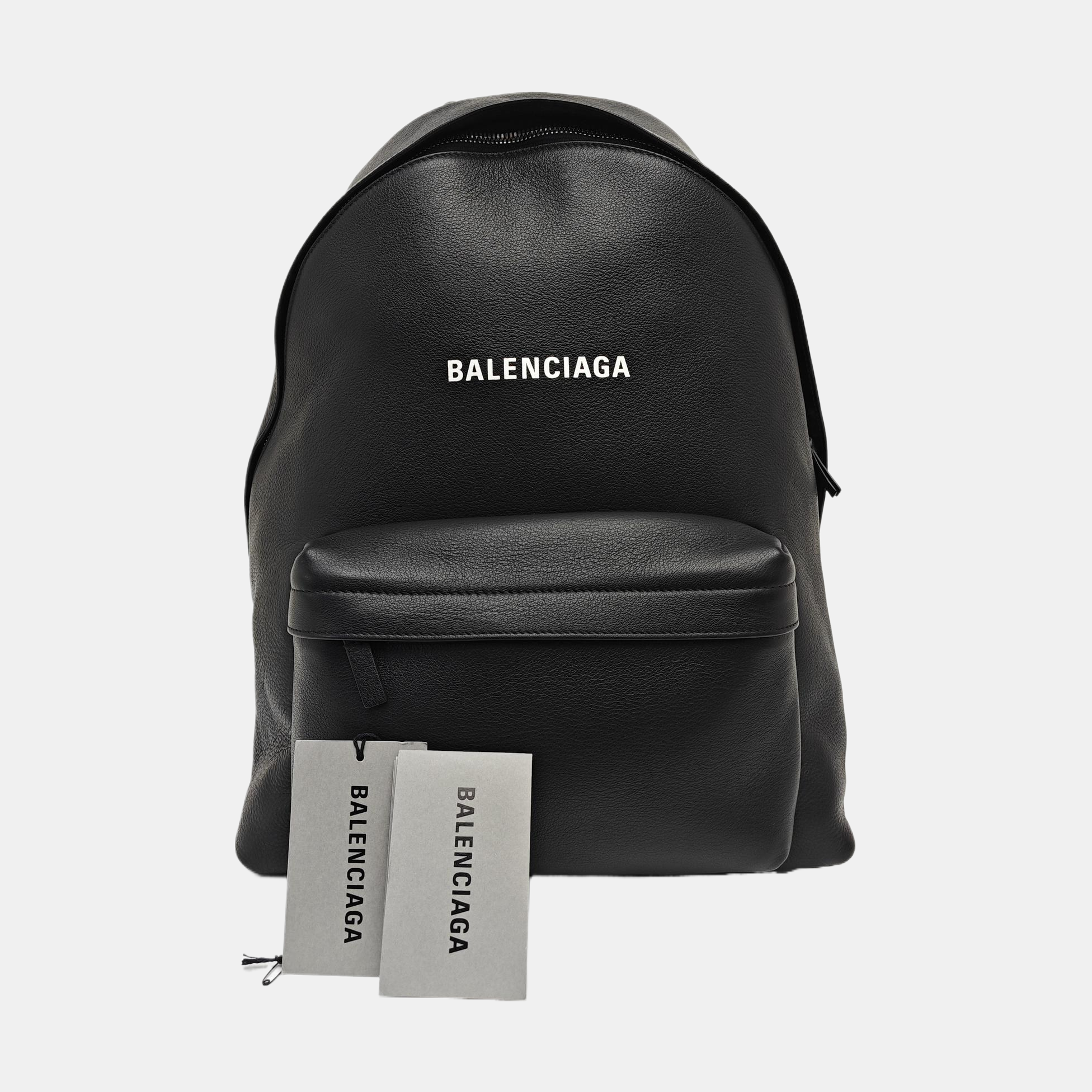 Calfskin Backpack Large Black