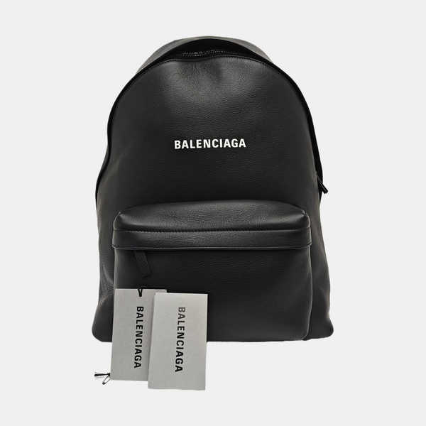 Calfskin Backpack Large Black