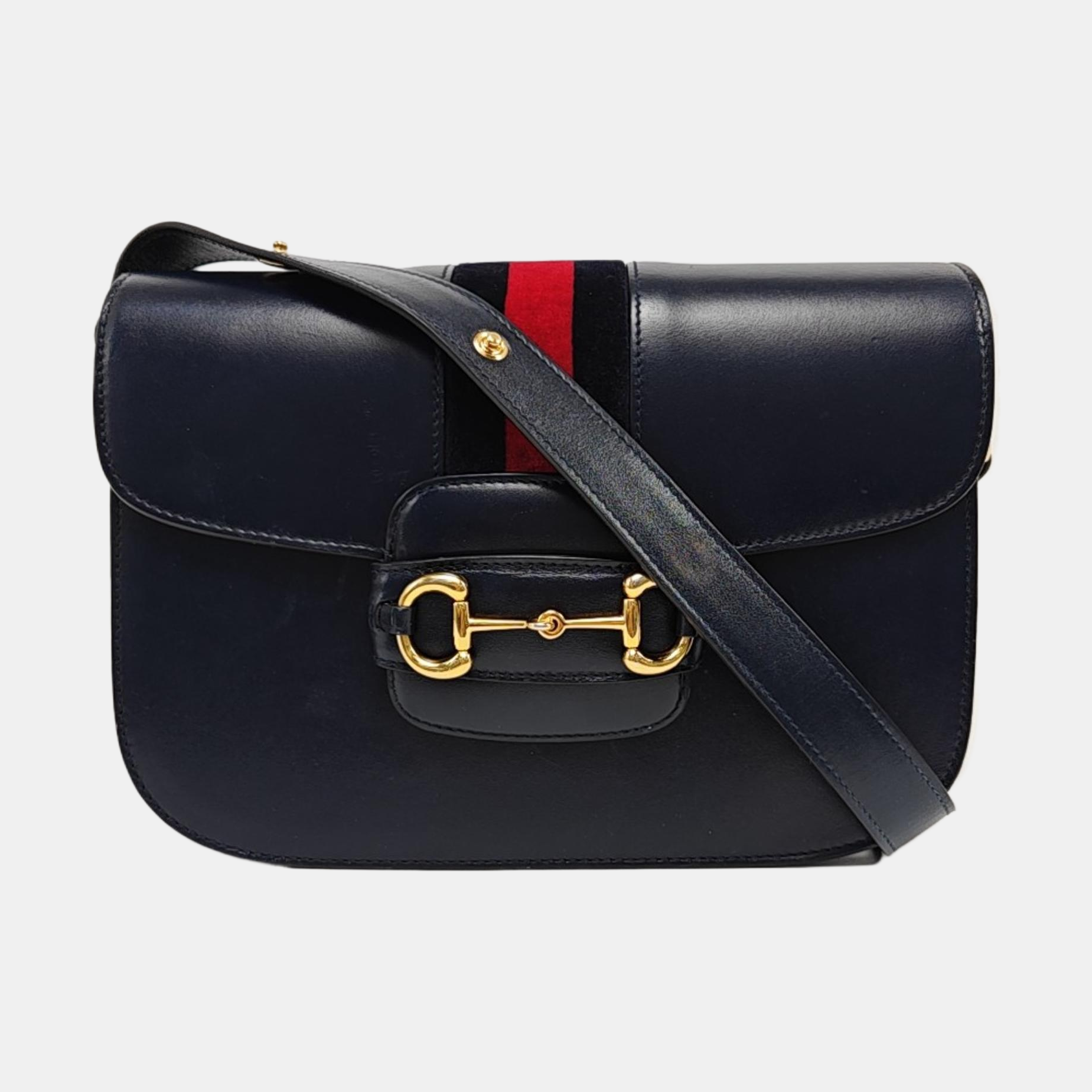 Horsebit 1955 Small Calfskin Blue