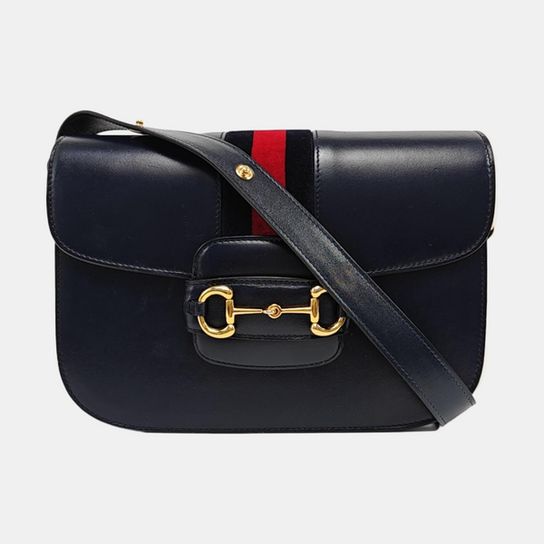 Horsebit 1955 Small Calfskin Blue