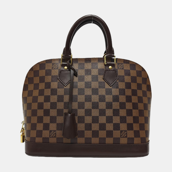 ALMA PM Damier Ebene Coated Canvas Brown