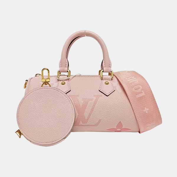 PAPILLON BB Monogram Calfskin Pink