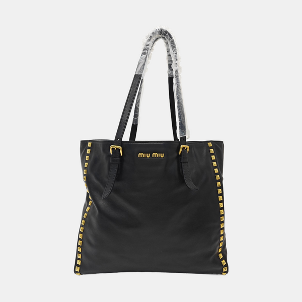 Calfskin Tote Bag Black