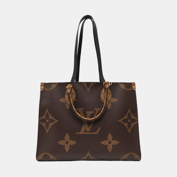 ONTHEGO MM Monogram Coated Canvas Brown
