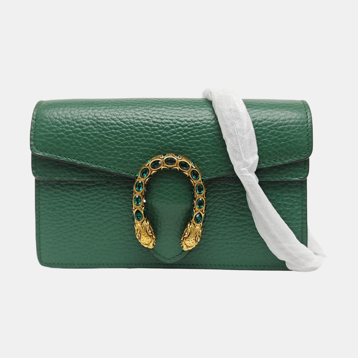 Dionysus Super Mini Calfskin Green
