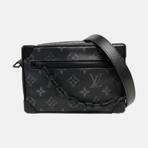 SOFT TRUNK Mini Monogram Coated Canvas Black
