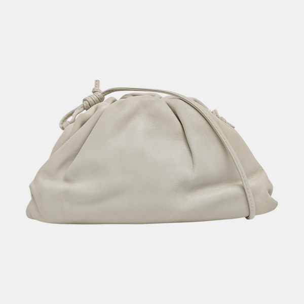 The Pouch Mini Calfskin White