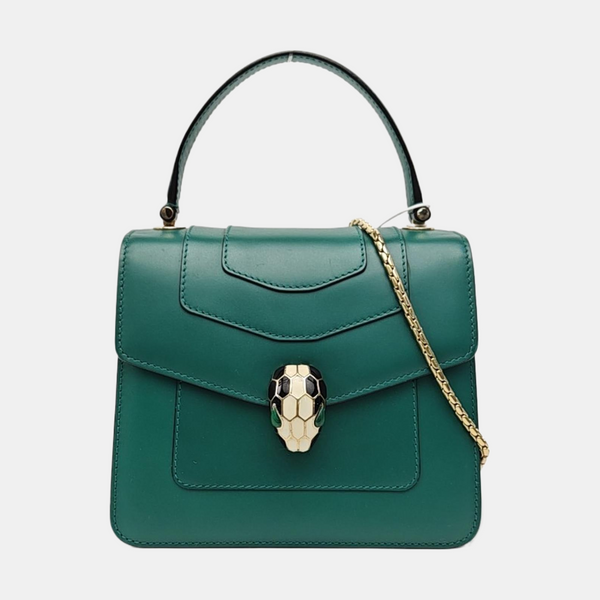 SERPENTI FOREVER Calfskin Green