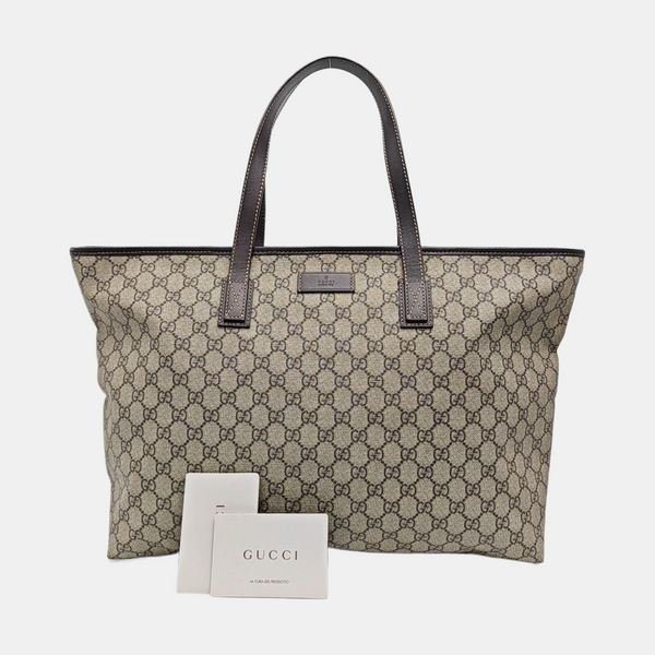 GG Imprime Monogram Coated Canvas Beige
