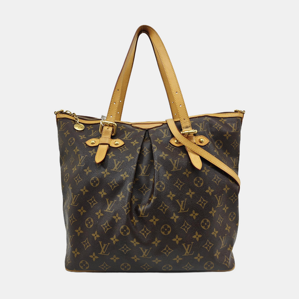 PALERMO GM Monogram Coated Canvas Brown