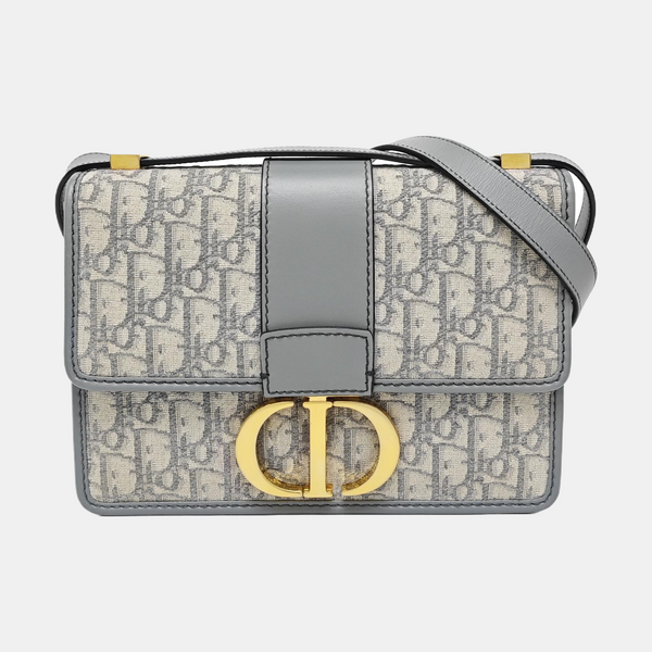 30 Montaigne Medium Oblique Canvas Gray