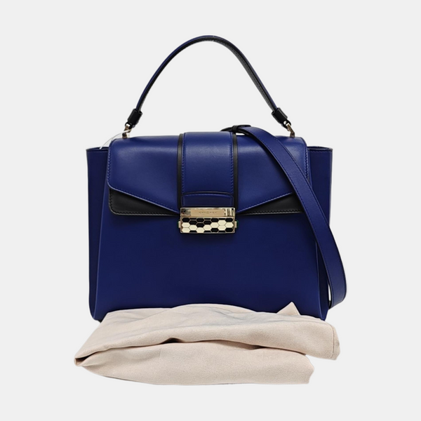 SERPENTI VIPER Calfskin Blue
