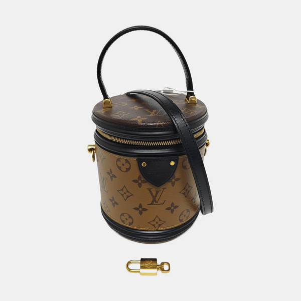 CANNES PM Monogram Coated Canvas Brown