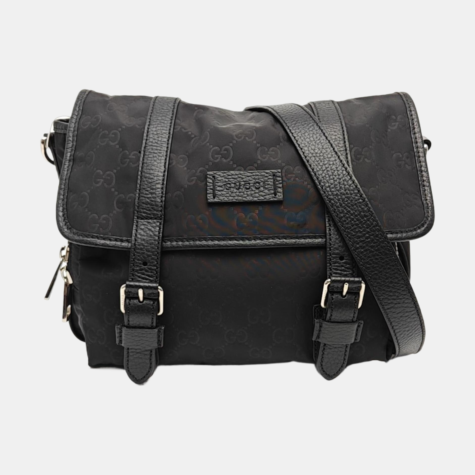 Messenger Monogram Nylon Black