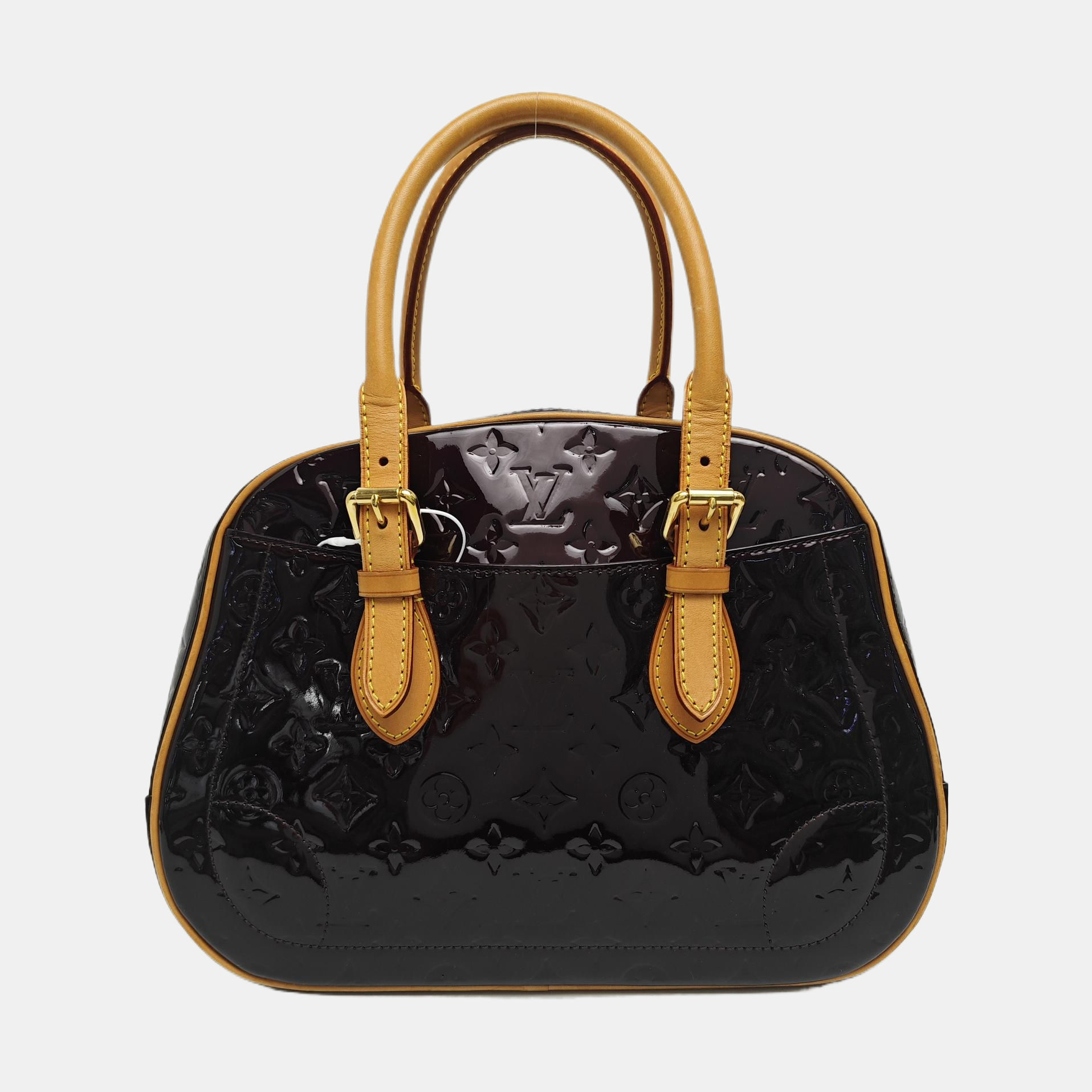 SUMMIT DRIVE Monogram Patent Leather Red