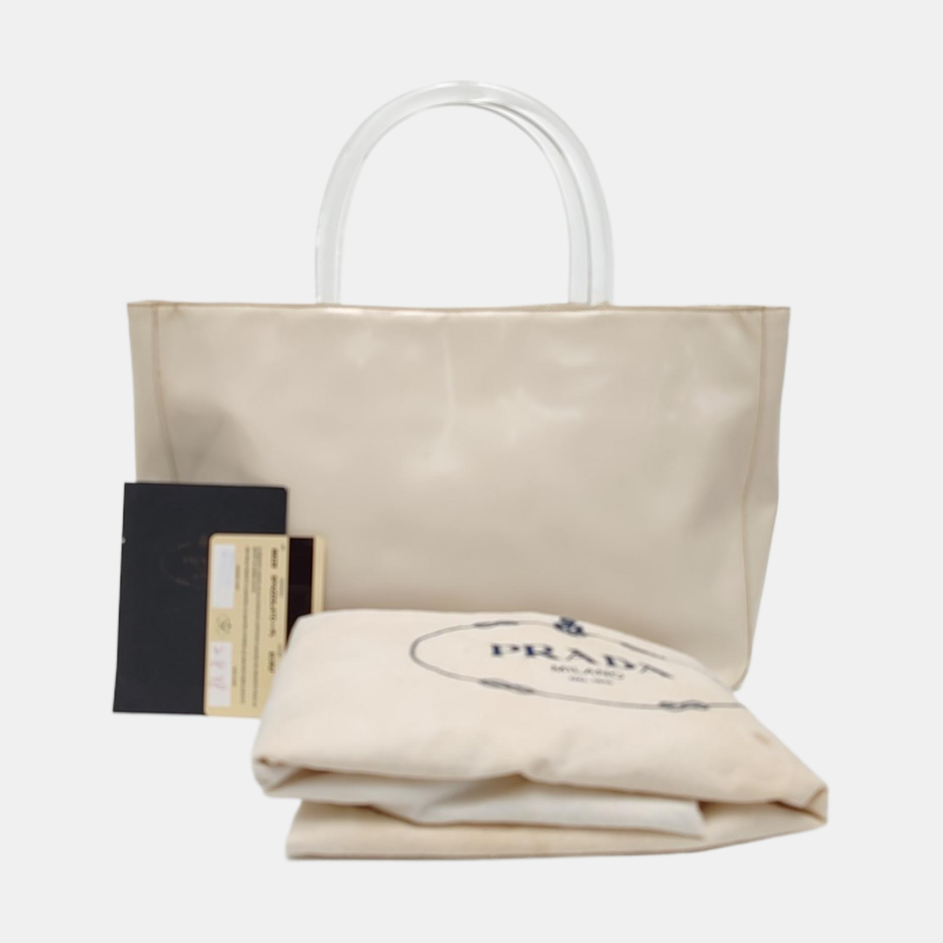 Calfskin Tote Bag Beige
