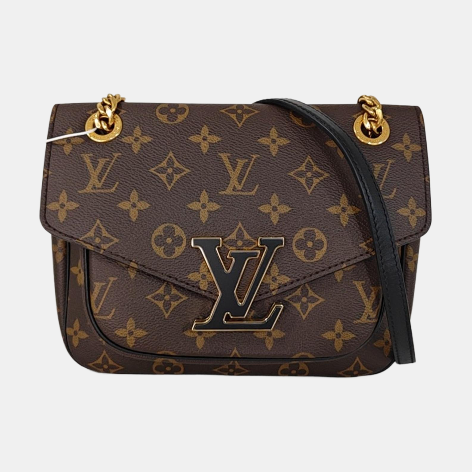 PASSY Monogram Coated Canvas Brown