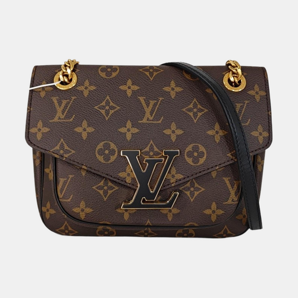 PASSY Monogram Coated Canvas Brown