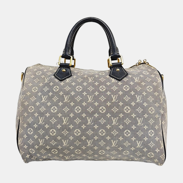 Monogram Canvas Top Handle Bag Blue