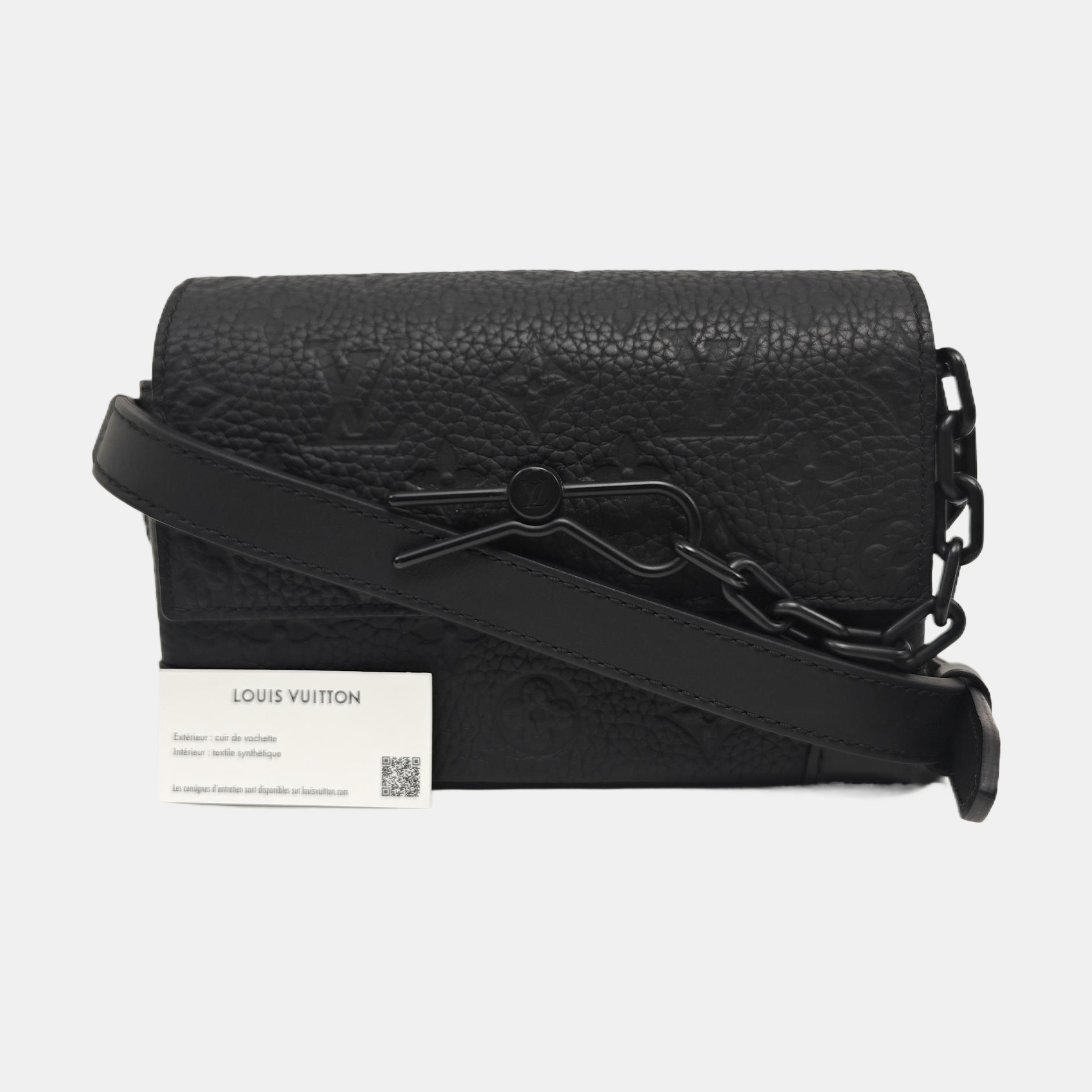 SOFT TRUNK Mini Monogram Calfskin Black