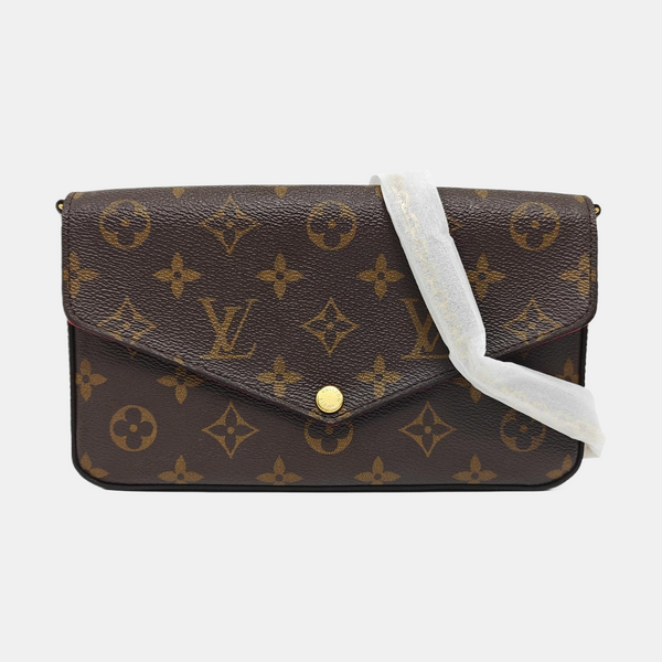 FÉLICIE Monogram Coated Canvas Brown