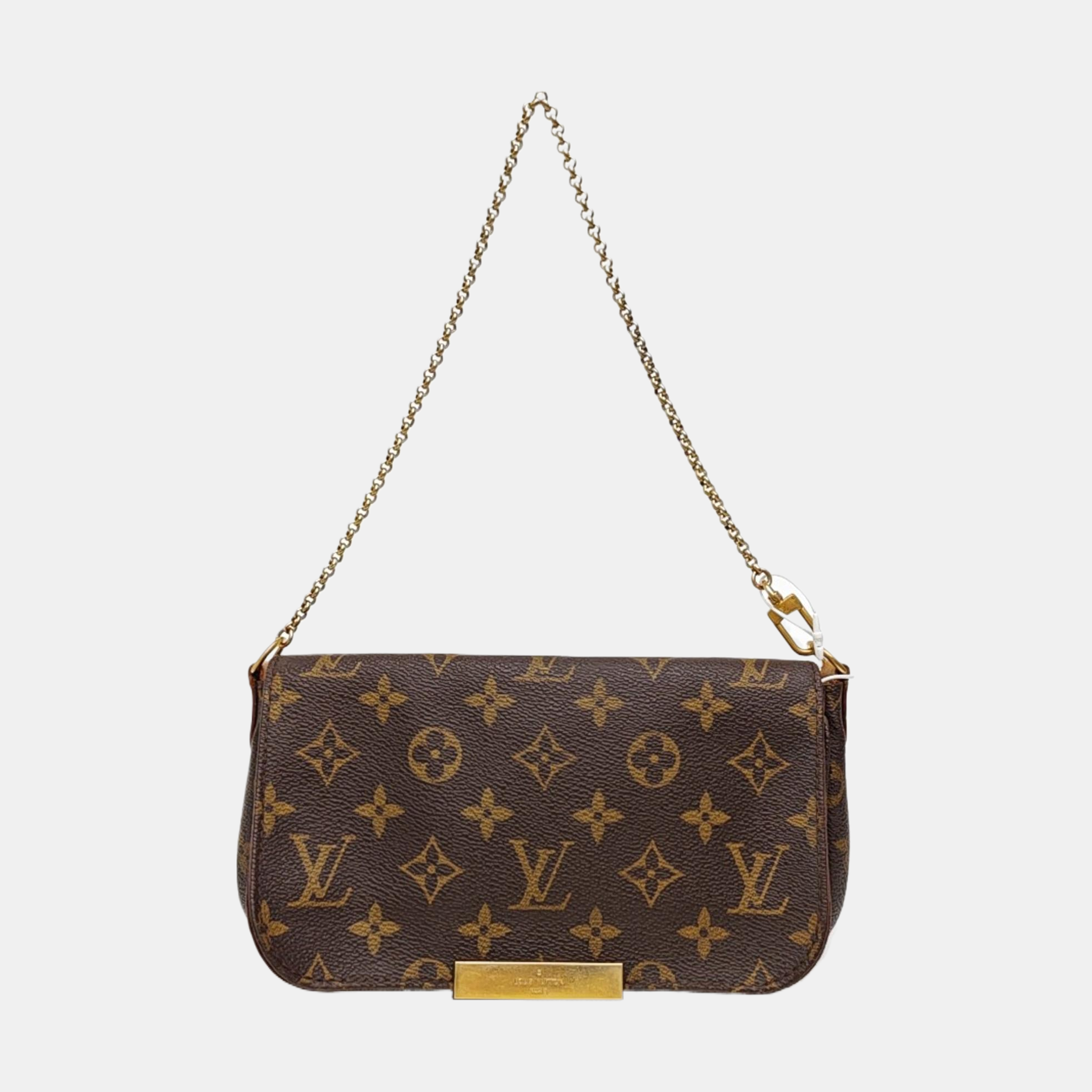 FAVORITE PM Monogram Coated Canvas Brown